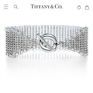 Tiffany Mesh Toggle Bracelet *New* never worn